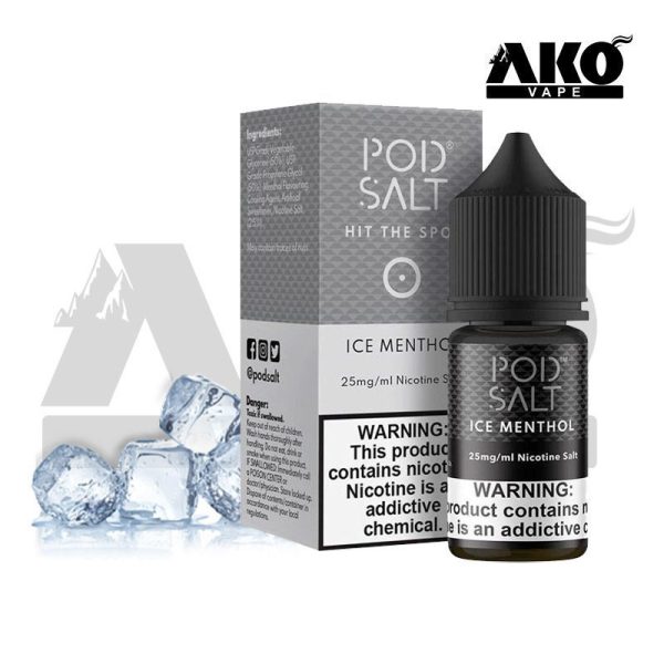 سالت نیکوتین یخ پاد سالت POD SALT ICE MENTHOL