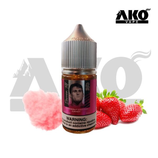 سالت نیکوتین توت فرنگی پشمک آی وی جی IVG Darren Till Knockout Cotton Candy SALT