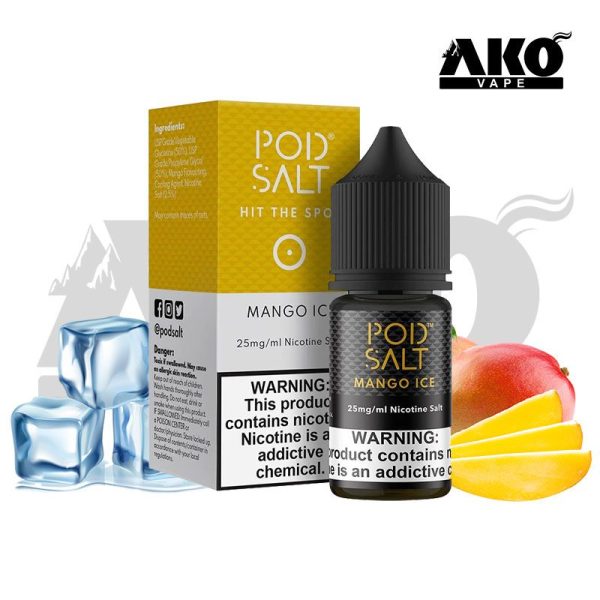 سالت نیکوتین انبه یخ پاد سالت POD SALT MANGO ICE