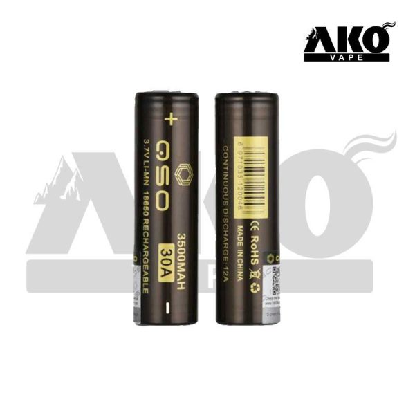 باتری ویپ 18650 کیو اس او 3500 میلی آمپر QSO 3500mAh