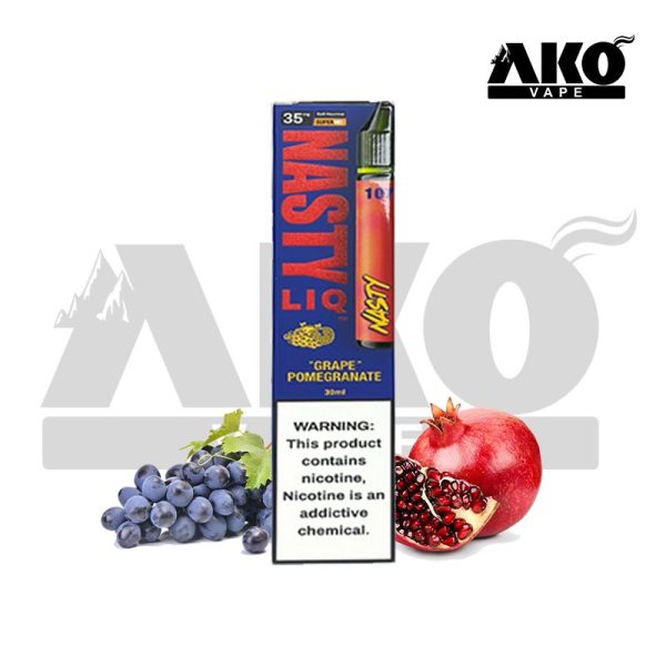 سالت نیکوتین انگور انار نستی Nasty Grape Pomegranate salt